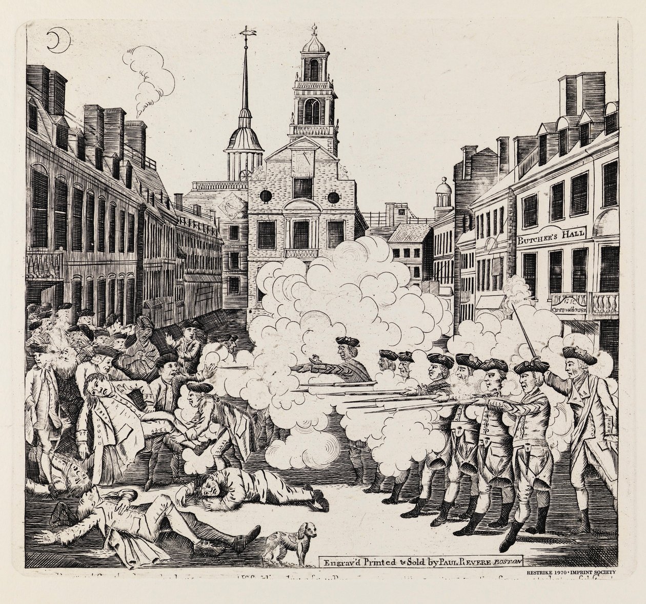 Krvavý masakr od Paul Revere
