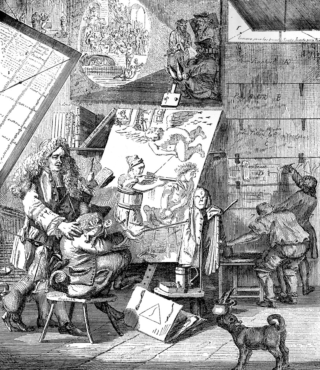 Burleska na burlesce, 1753. od Paul Sandby