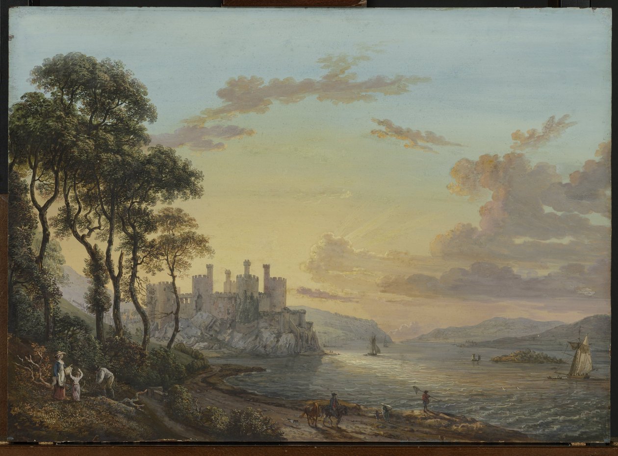 Gezicht op Conway Castle, Wales   1390097   cs       czech Successfully Translated  Original: Album with Views of Rome and Surroundings, Landscape Studies, page 20b: Cervera. Translat: Album with Views of Rome and Surroundings, Landscape Studies, page 20b: od Paul Sandby