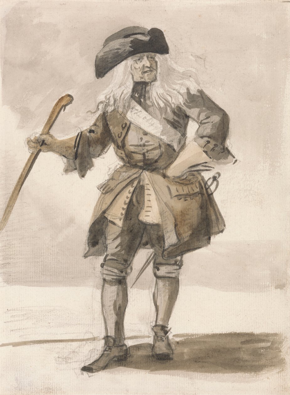 London Cries: A Man Swaggering od Paul Sandby