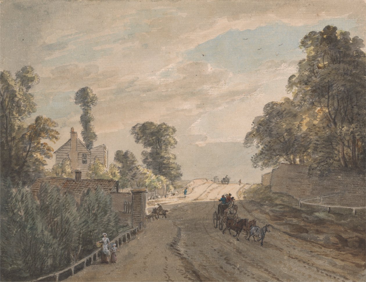 Bayswater Turnpike od Paul Sandby