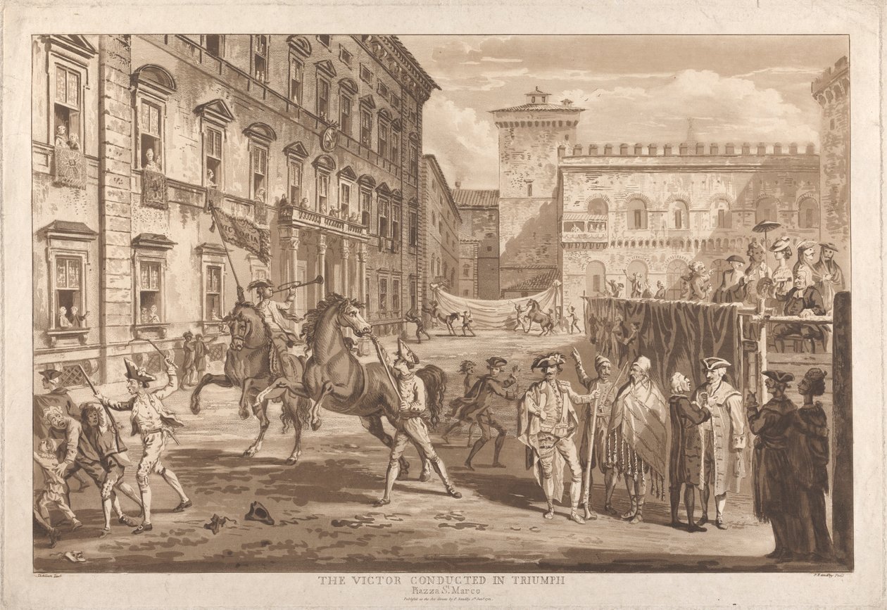Victor dirigoval v Triumph od Paul Sandby