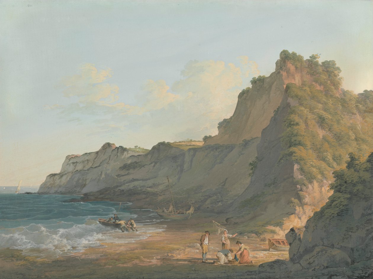 Shanklin Chine, Isle of Wight od Paul Sandby Munn