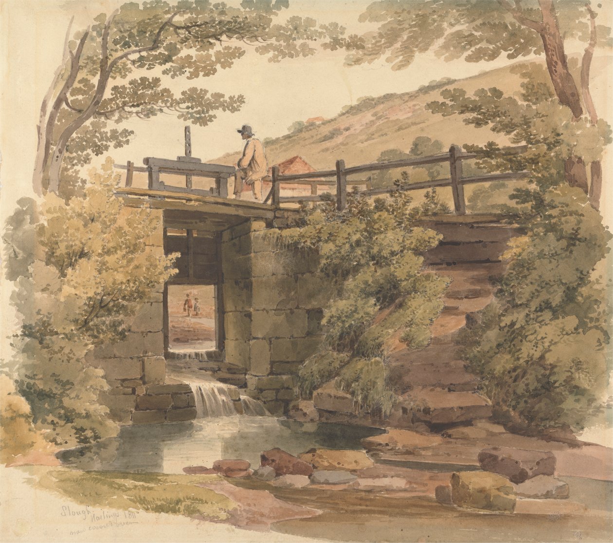 Stavidla poblíž Slough od Paul Sandby Munn