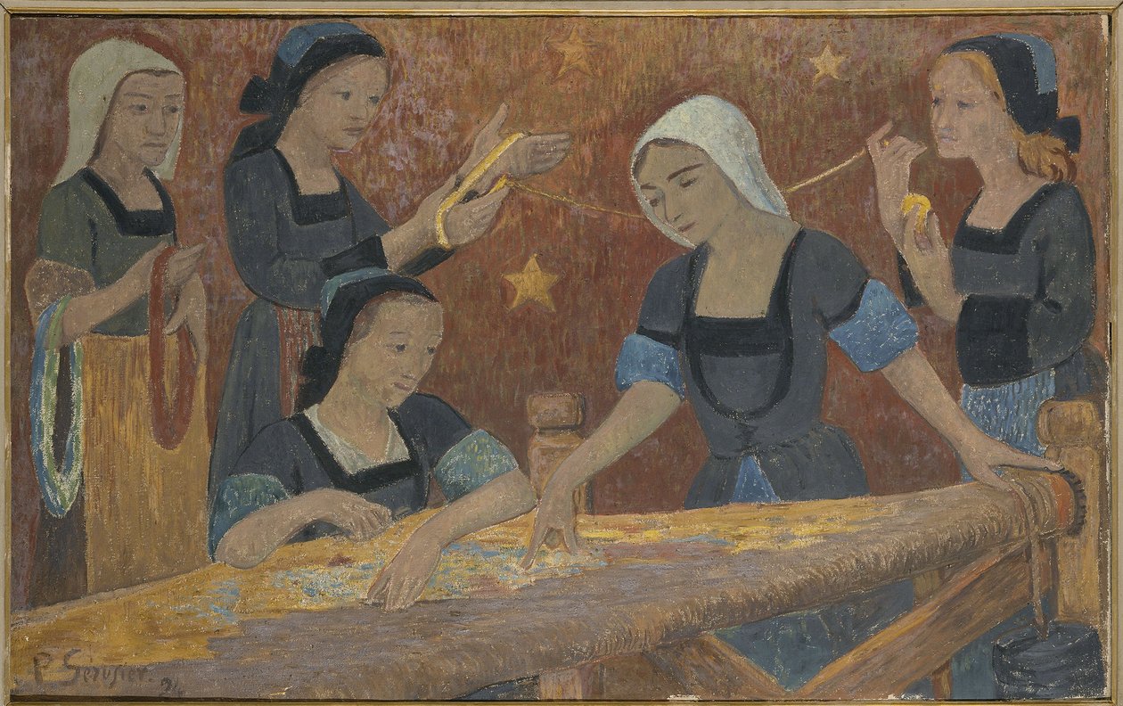 Gobelín (pět tkalců) od Paul Sérusier