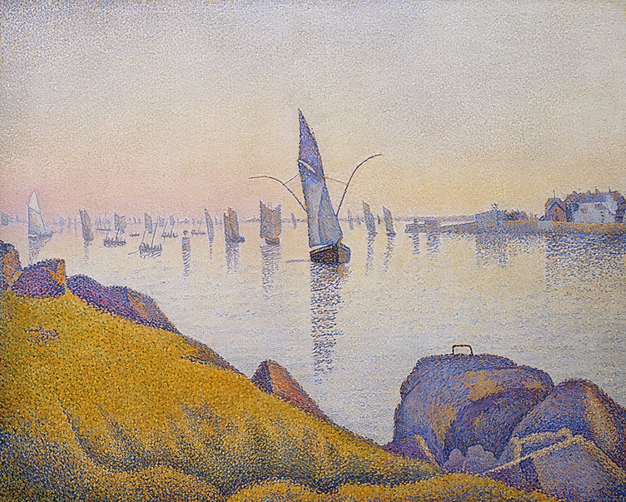 Abendruhe, Concarneau, Opus 220 (Allegro Maestoso). 1891 od Paul Signac