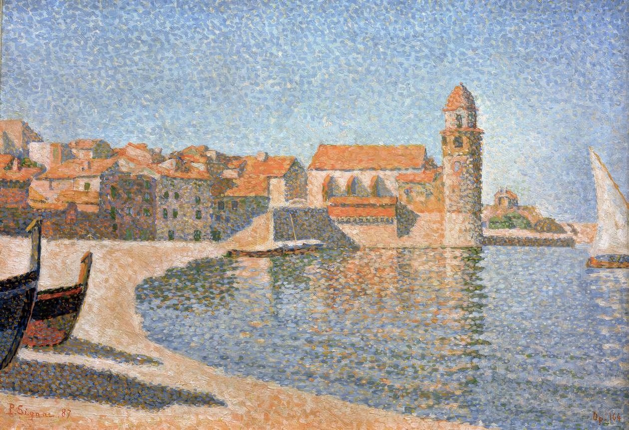 Pohled na Collioure od Paul Signac