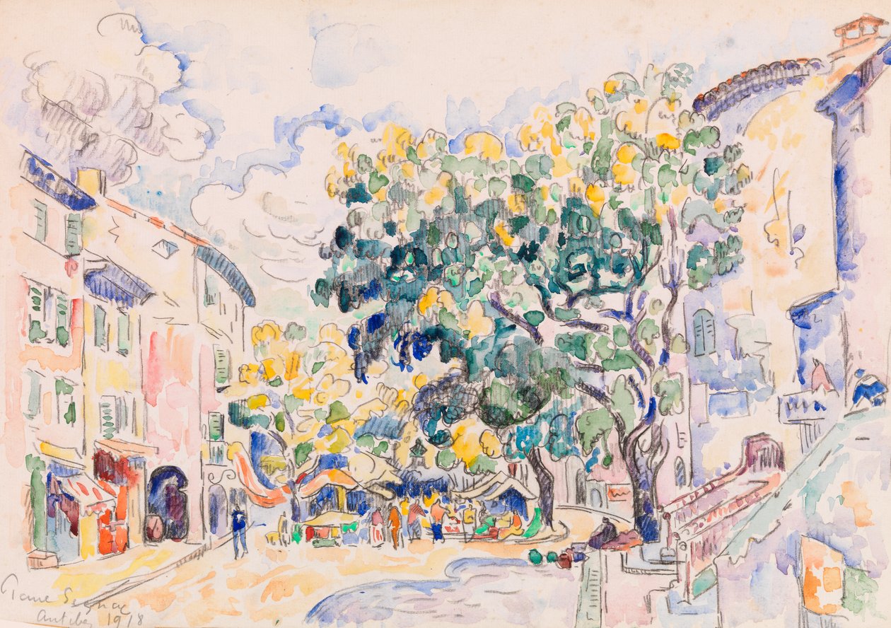 Antibes od Paul Signac