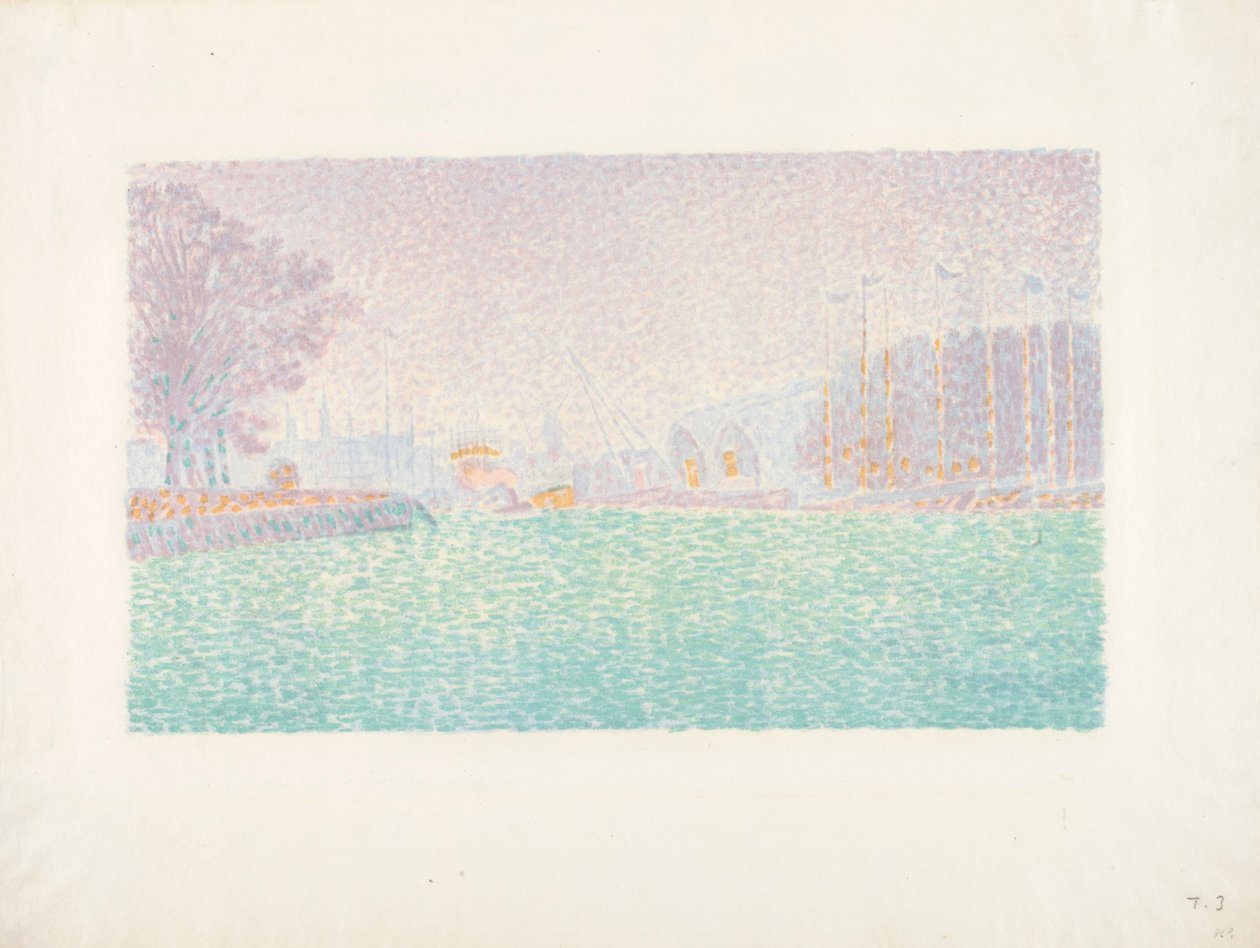 Ve Flushingu od Paul Signac