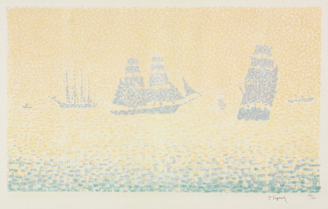 Lodě od Paul Signac