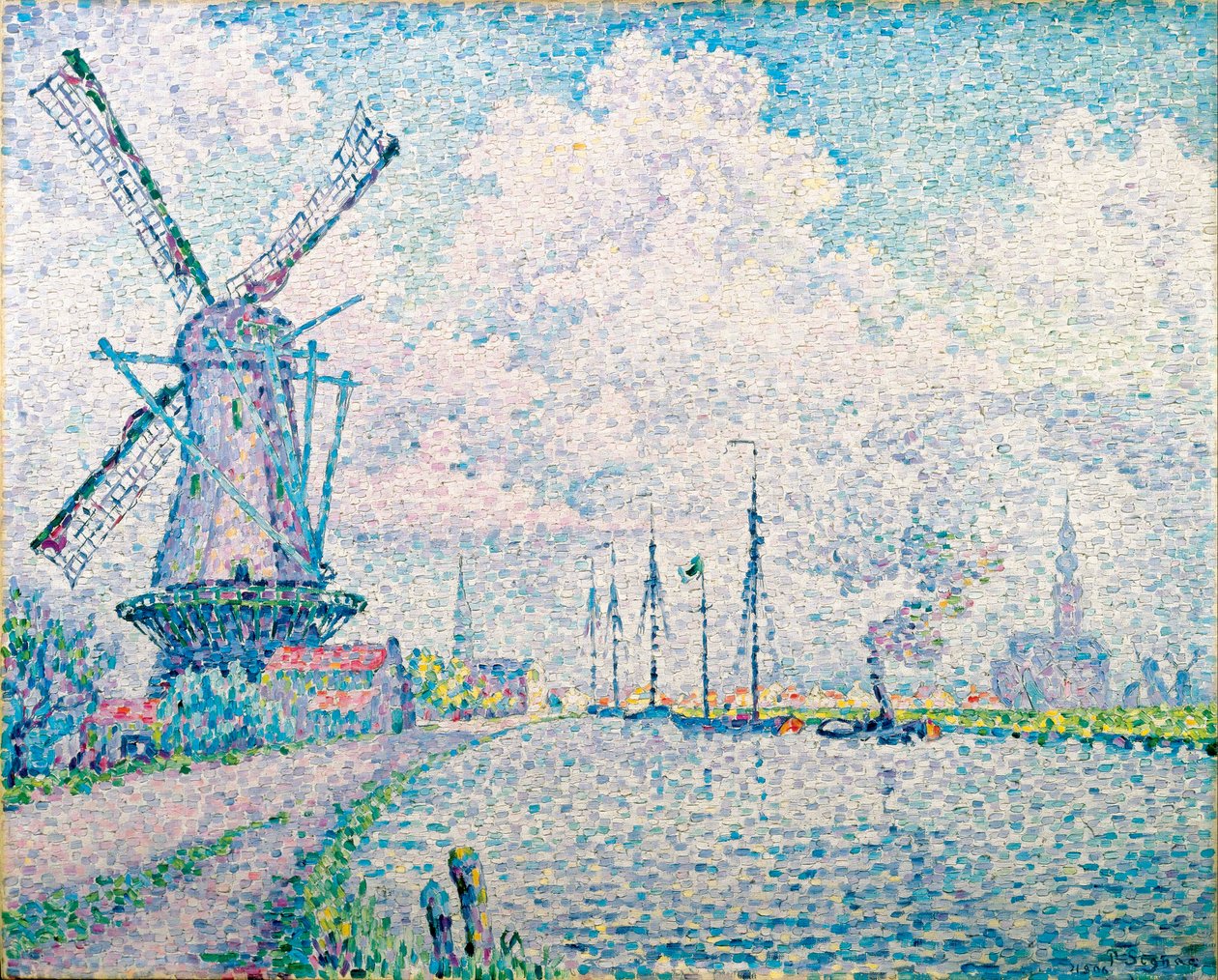 Kanál v Overschie par Signac, Paul (1863-1935) od Paul Signac