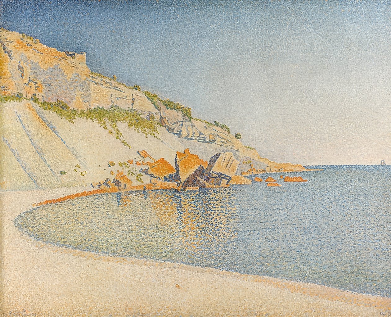 Cassis, Cape Lombard. 1889 od Paul Signac