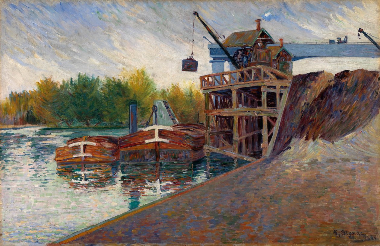 Hiilinosturi, Clichy od Paul Signac