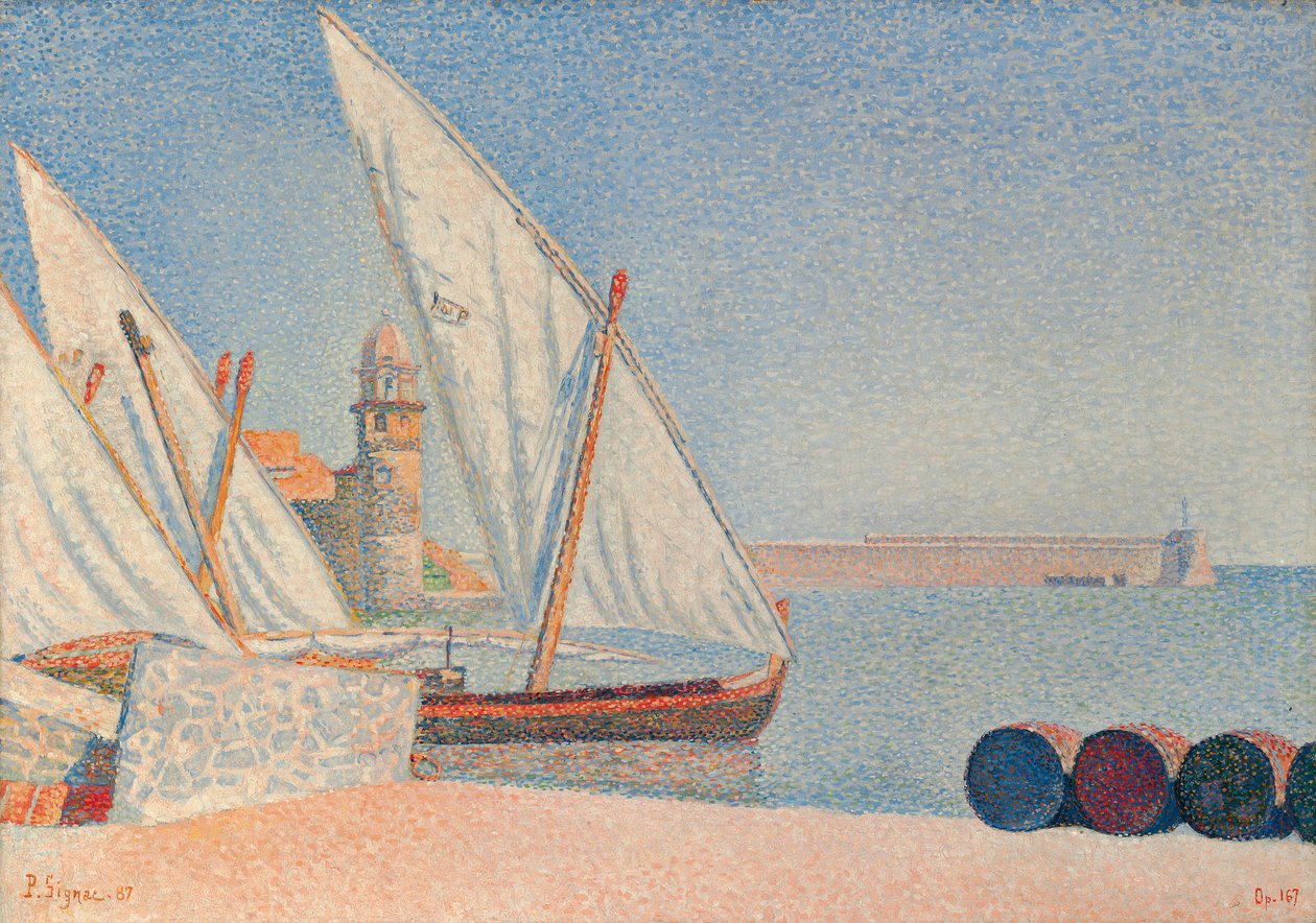 Collioure, The Swings, 1887 od Paul Signac