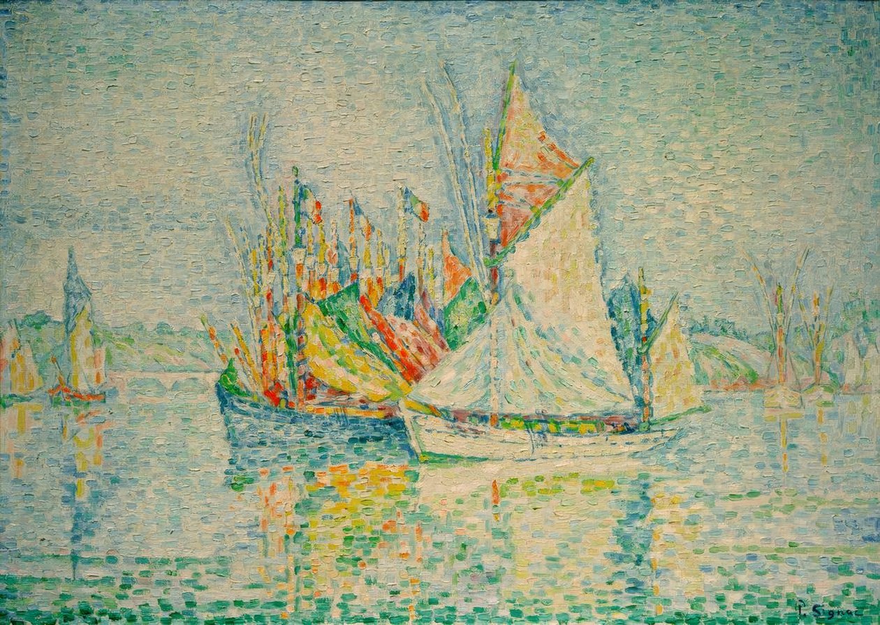Concarneau, (Přístav) od Paul Signac