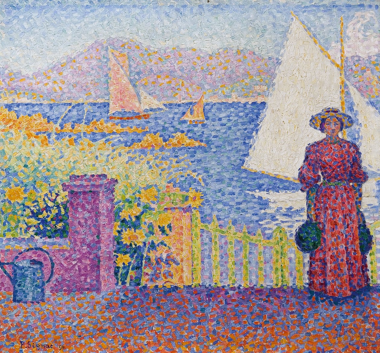Brána Saint-Tropez. od Paul Signac