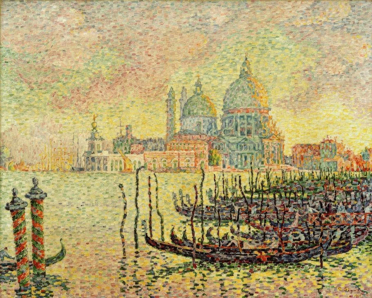 Canal Grande (Benátky) od Paul Signac