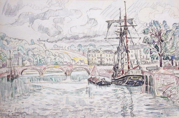 Hennebont od Paul Signac
