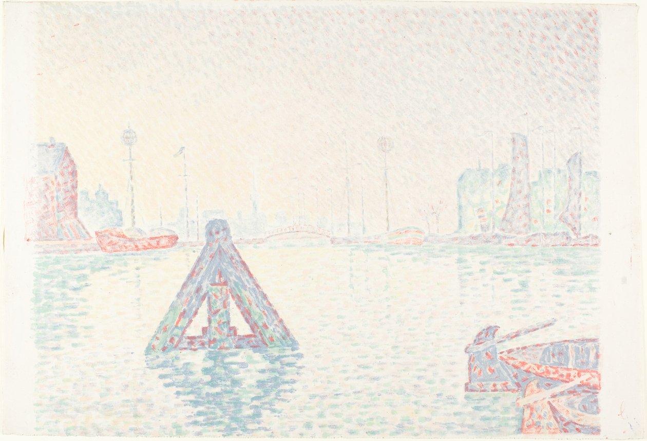 V Holandsku - Bójka od Paul Signac
