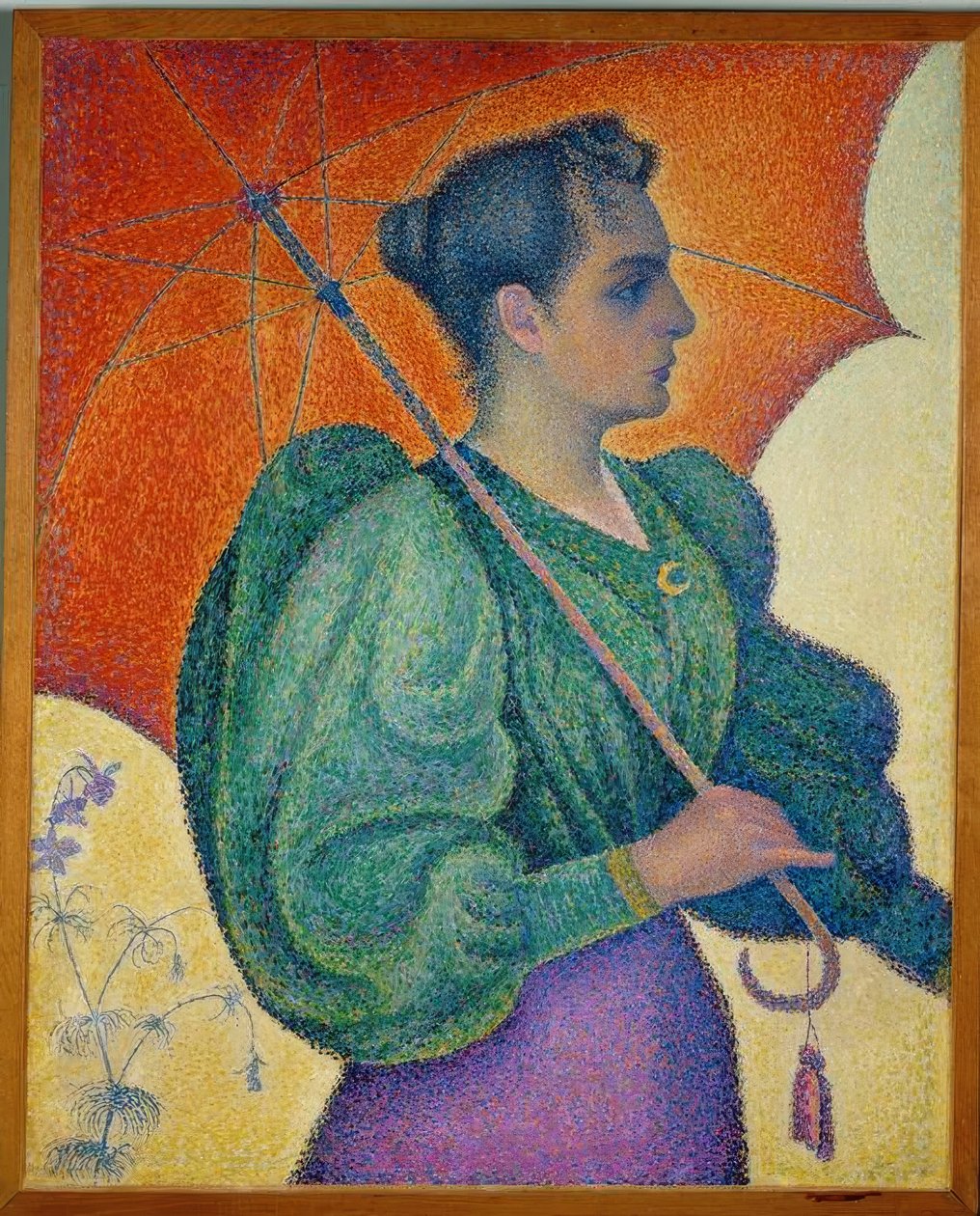 Žena se slunečníkem od Paul Signac