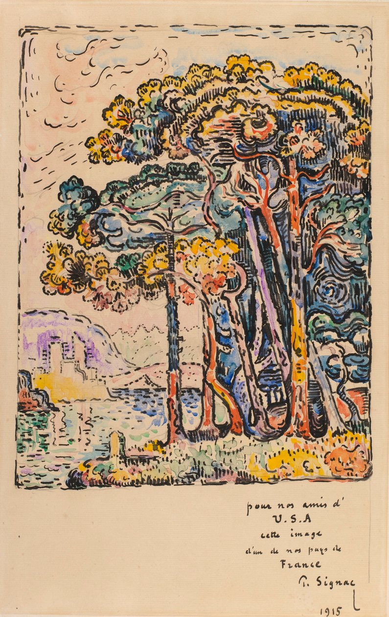 Krajina od Paul Signac