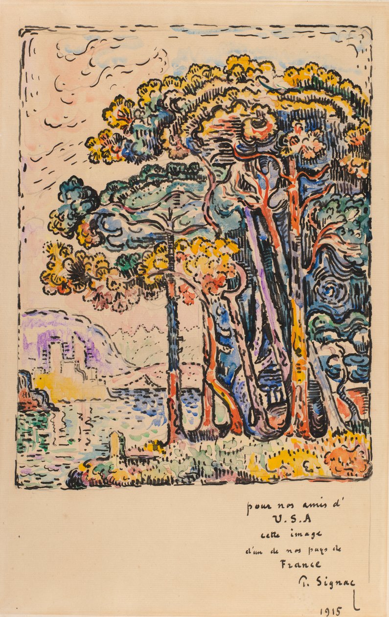 Krajina, 1915. od Paul Signac