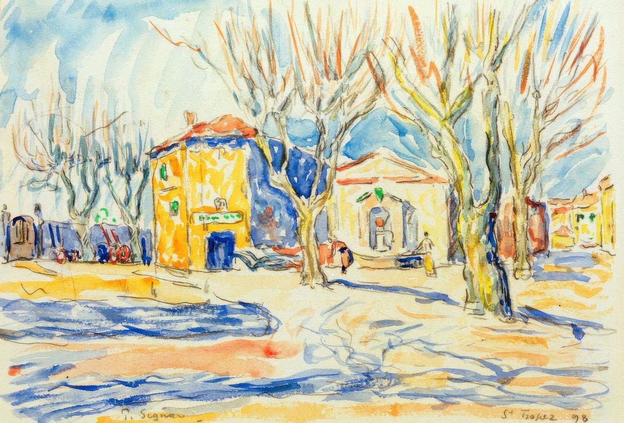 Krajina Saint-Tropez od Paul Signac