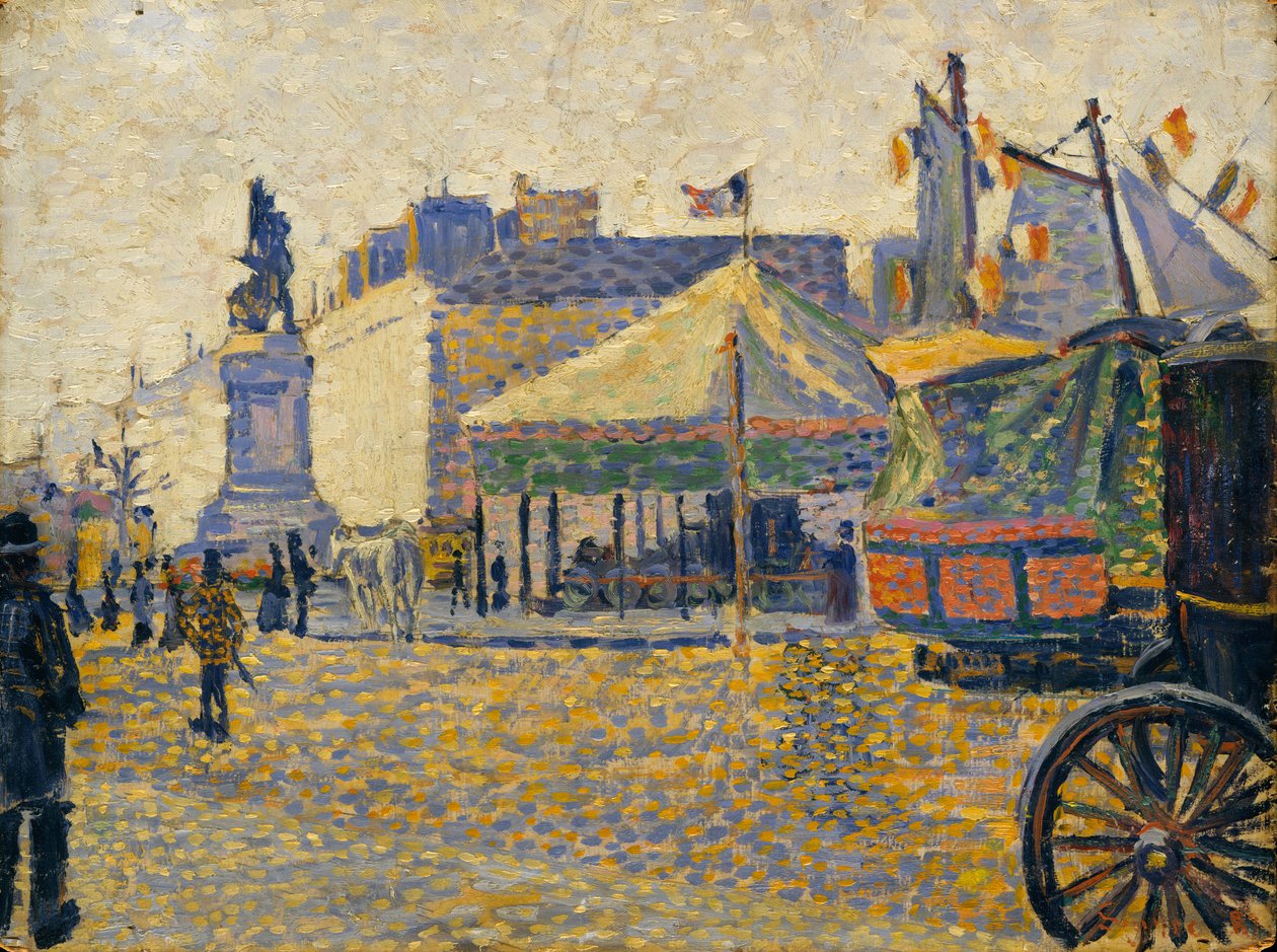 Place de Clichy, 1887 od Paul Signac