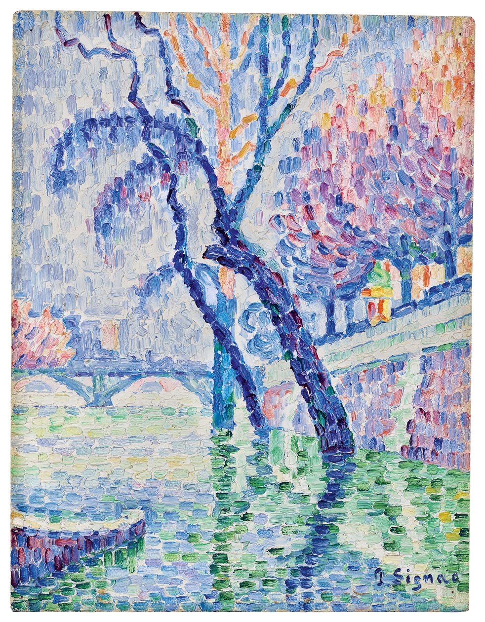 Arts Bridge, Povodeň, 1930 od Paul Signac