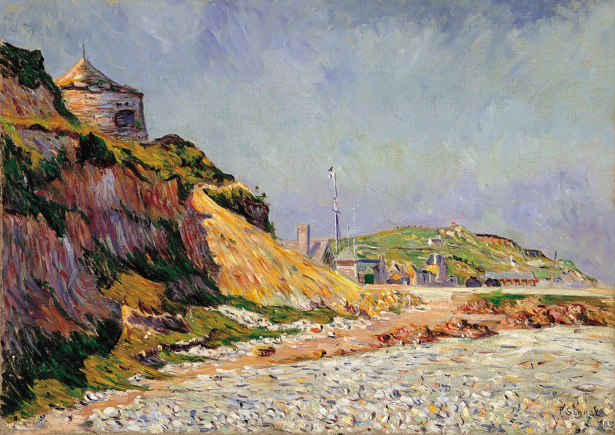 Port-en-Bessin, Pláž od Paul Signac