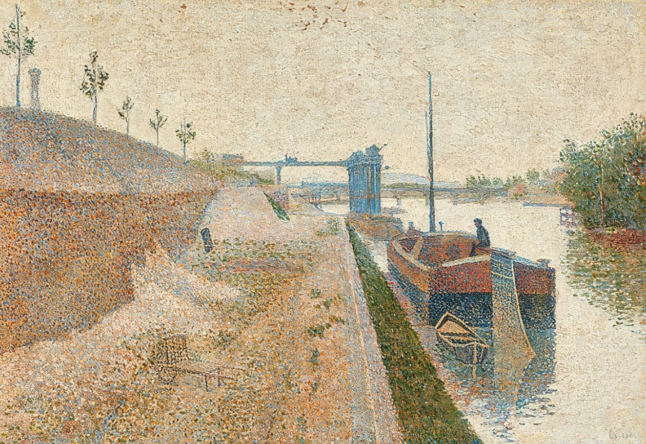 Quai de Clichy. 1887 od Paul Signac