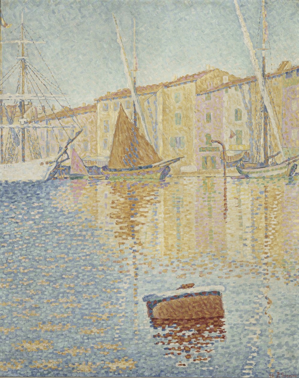 Červená bóje Červená bóje od Paul Signac