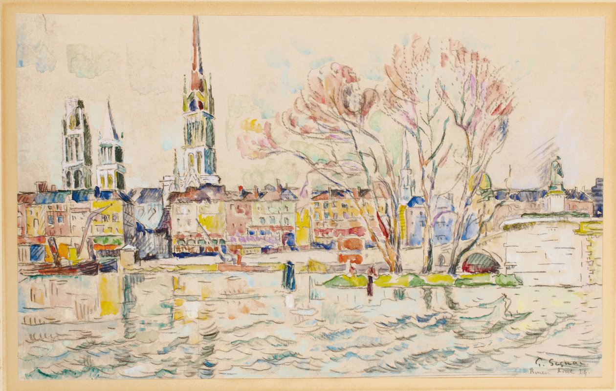 Rouen, 1924 od Paul Signac