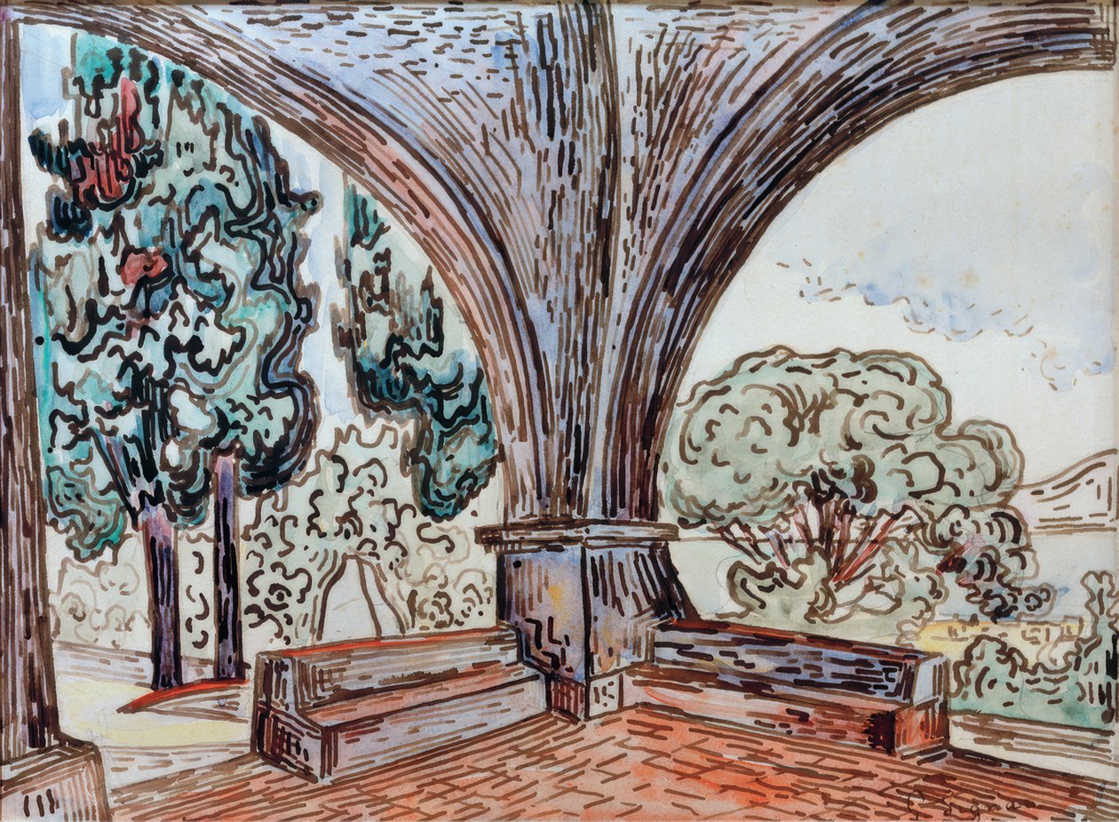 Saint-Tropez, kaple Sainte-Anne od Paul Signac