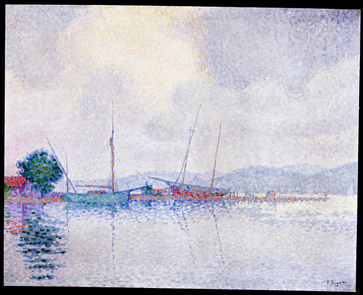 Saint-Tropez, po bouři, 1895 od Paul Signac