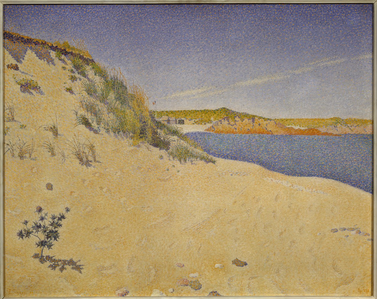 Písečné pobřeží od Paul Signac