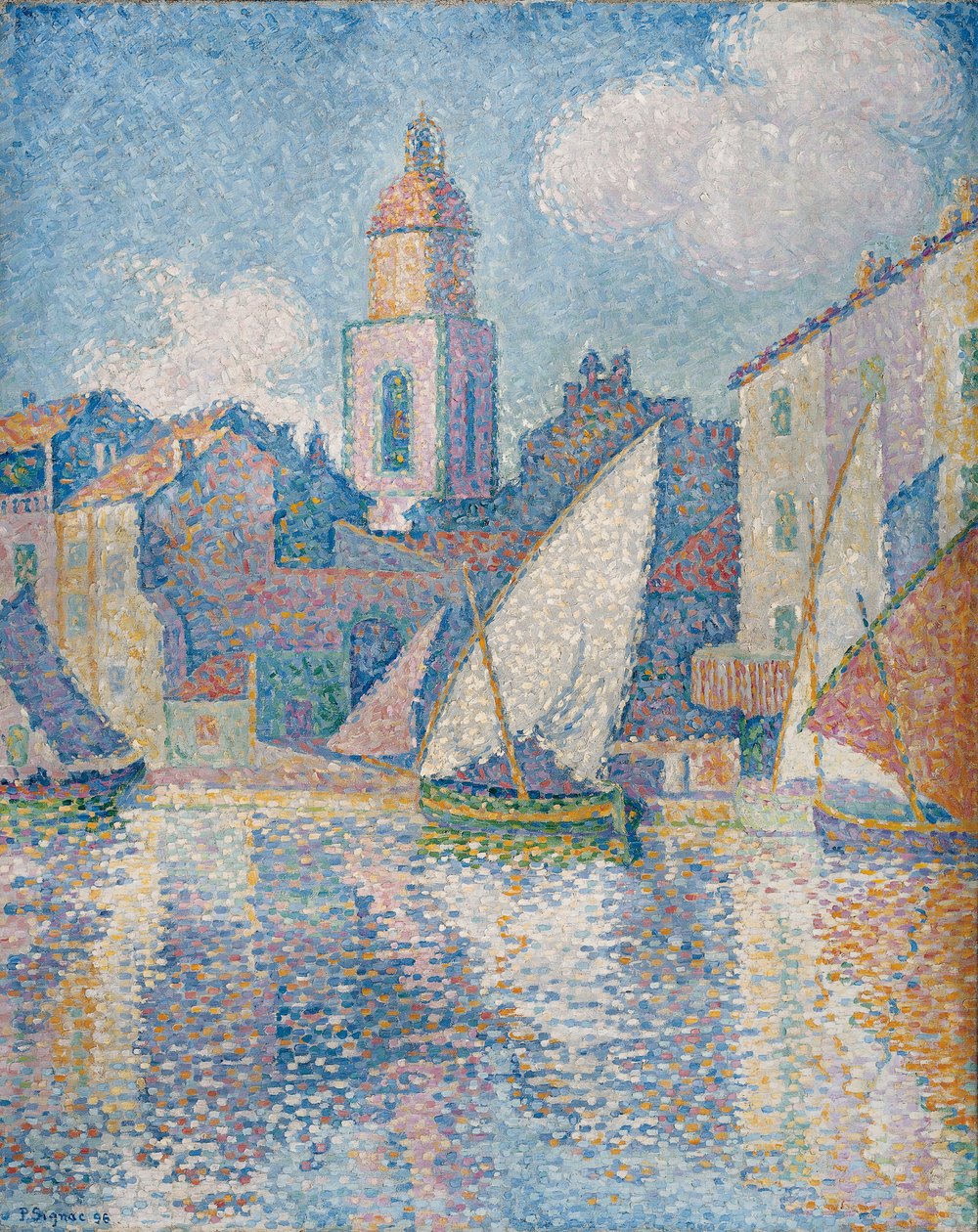 Věž Saint Tropez od Paul Signac