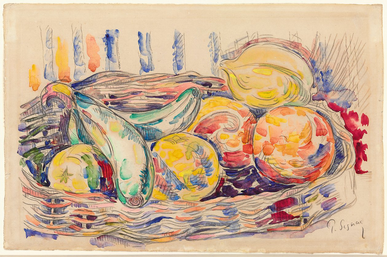 Zátiší, cca 1918-1920 od Paul Signac