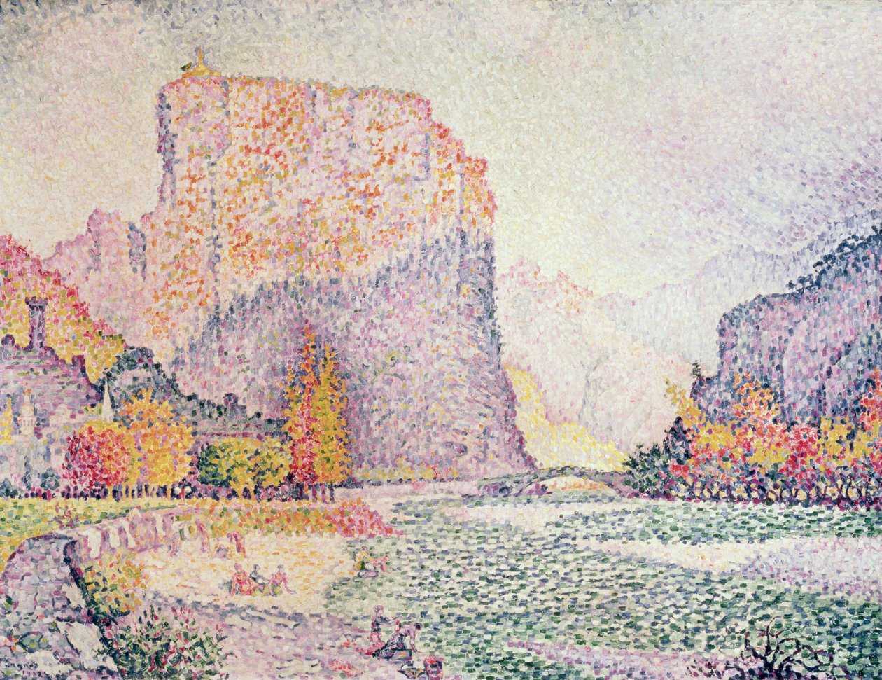 Útesy v Castellane, 1902 od Paul Signac