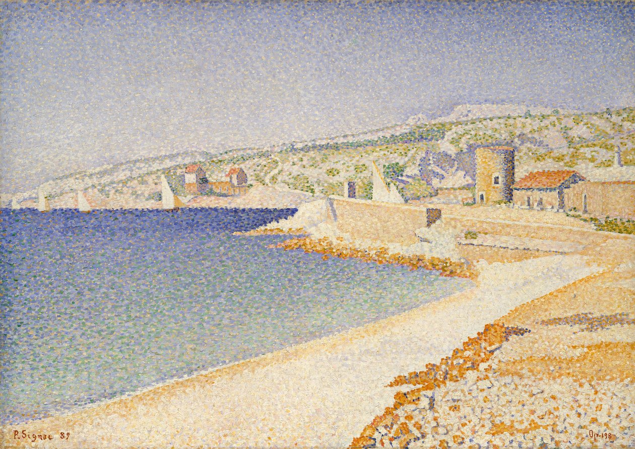 Molo v Cassis, Opus 198 od Paul Signac