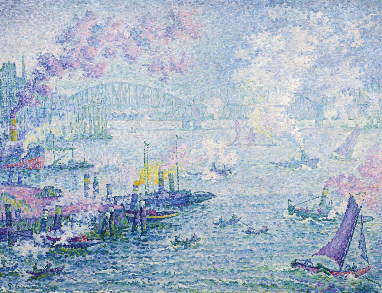 Přístav Rotterdam, 1907 od Paul Signac