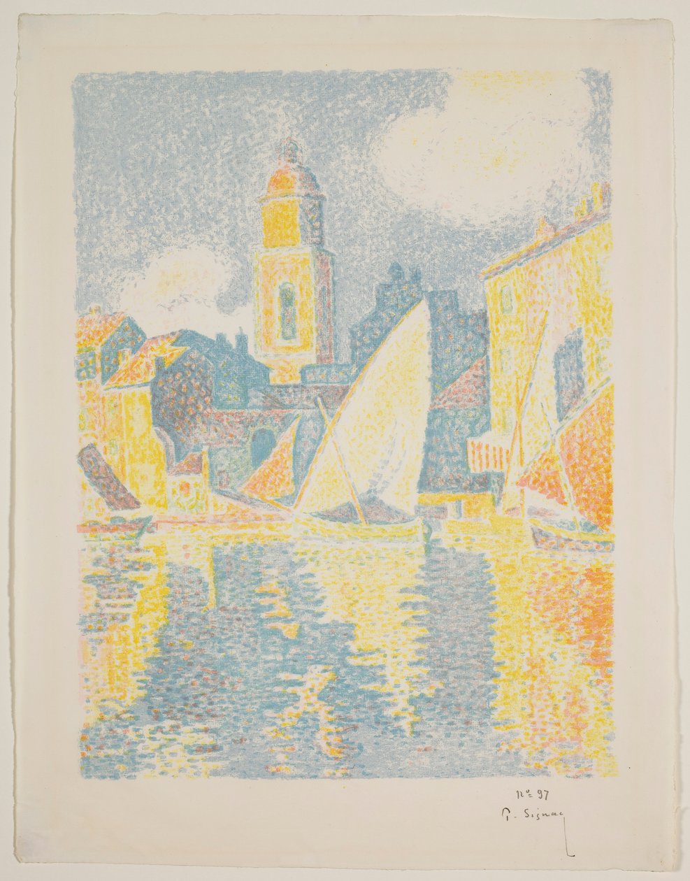 Přístav St. Tropez od Paul Signac