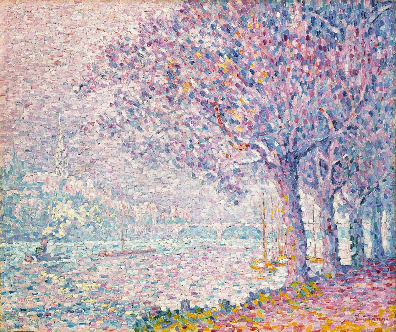 Seina v St. Cloud, 1903 od Paul Signac
