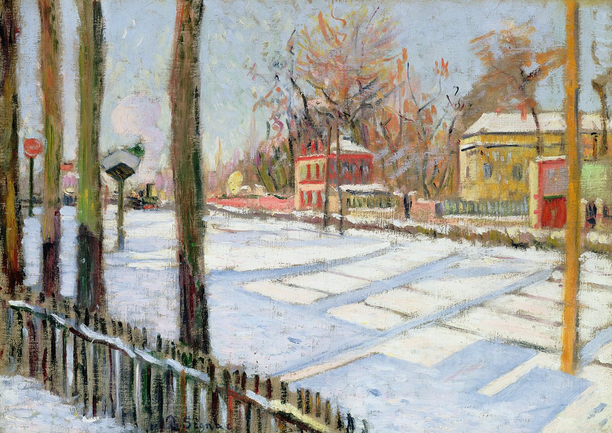 Sníh, Bois, 1886 od Paul Signac