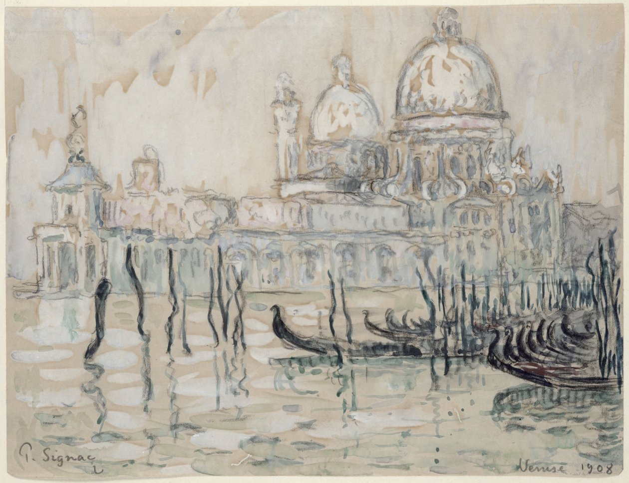 Benátky, 1908. od Paul Signac