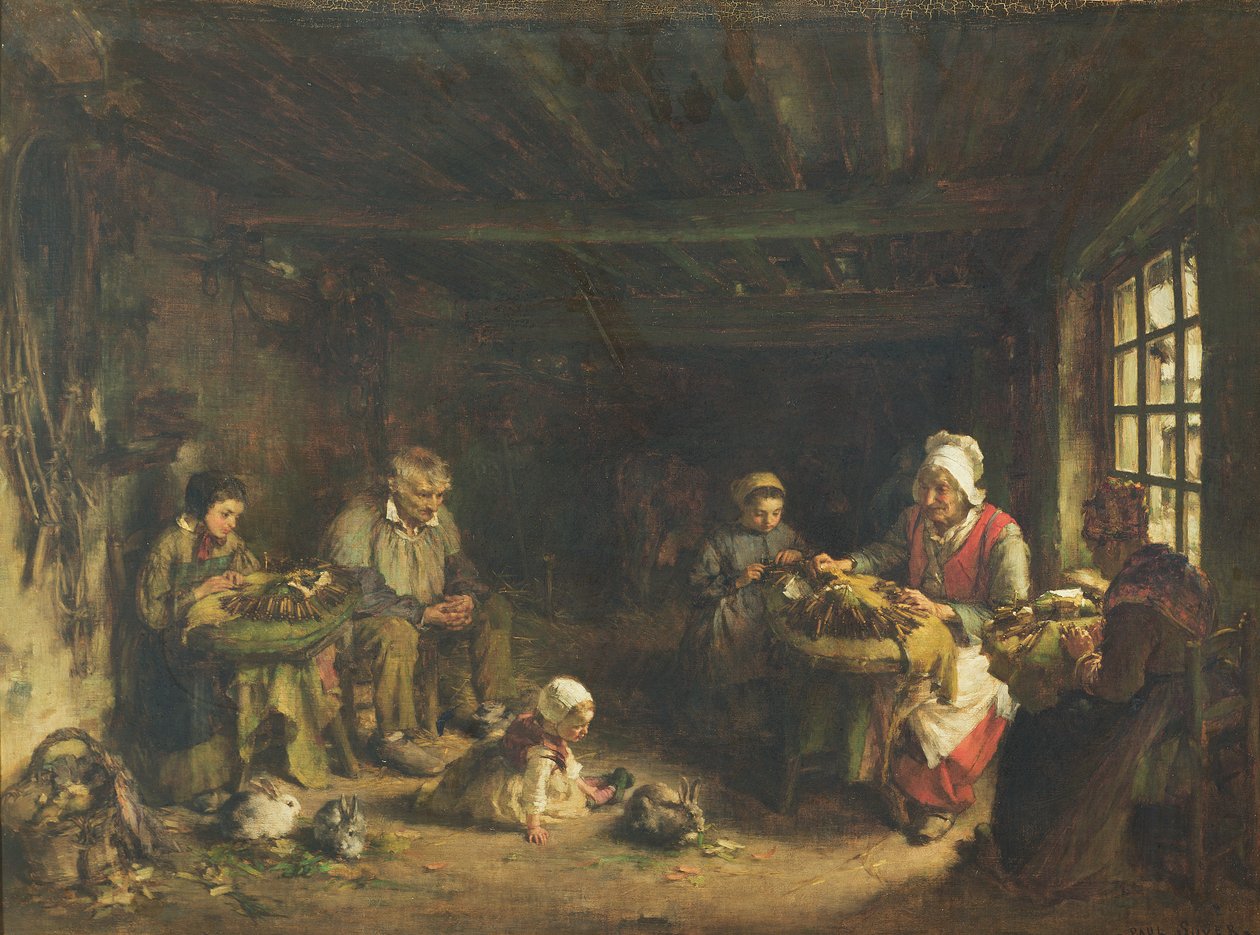 Krajkářky ve společnosti Asnieres-sur-Oise od Paul Soyer