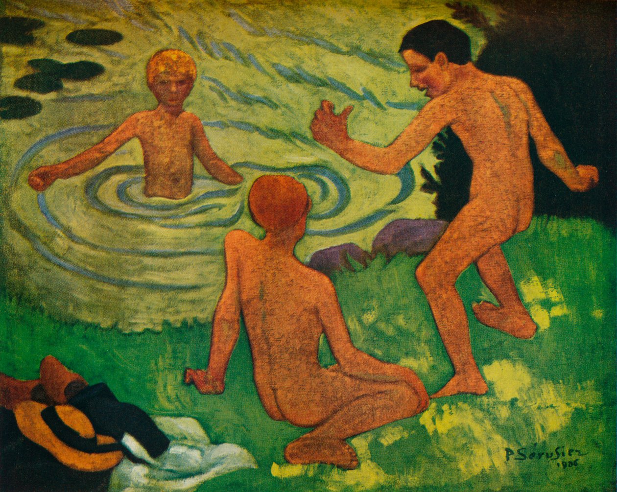 Chlapecké koupání, 1906 od Paul Sérusier