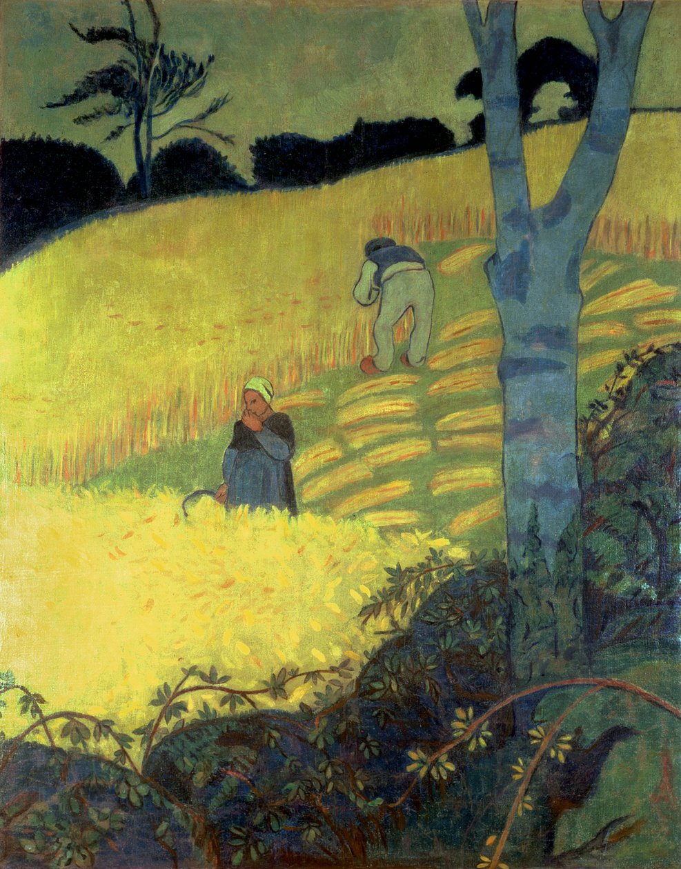 Scéna sklizně od Paul Sérusier