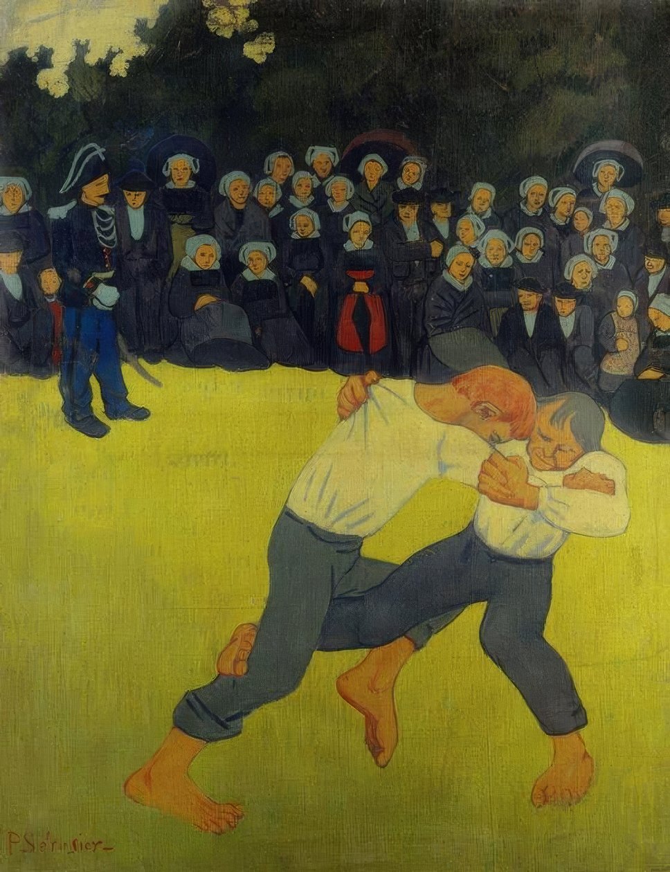 Bretonský zápas od Paul Sérusier