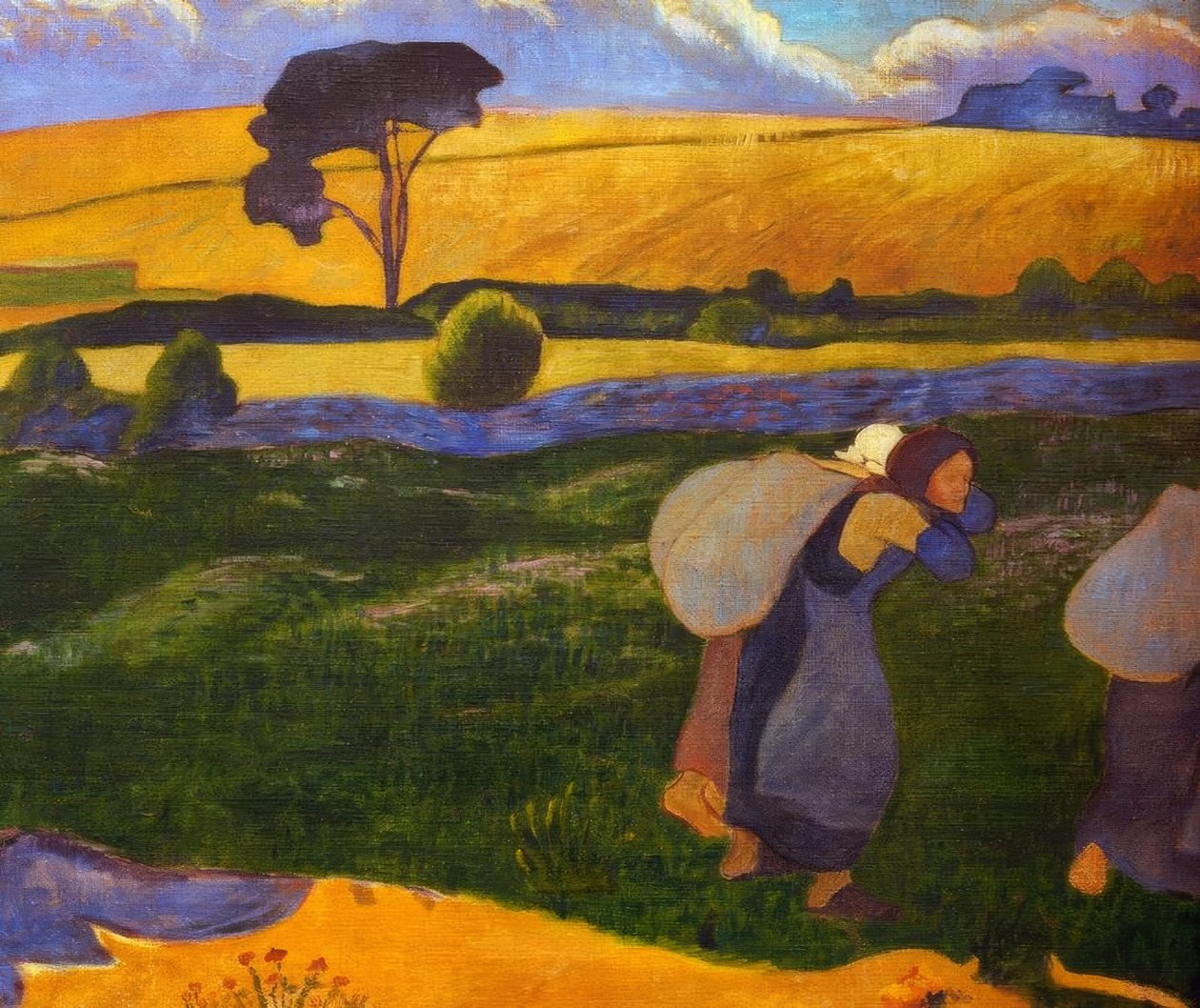 The Washerwomen v Bellangenetu od Paul Sérusier